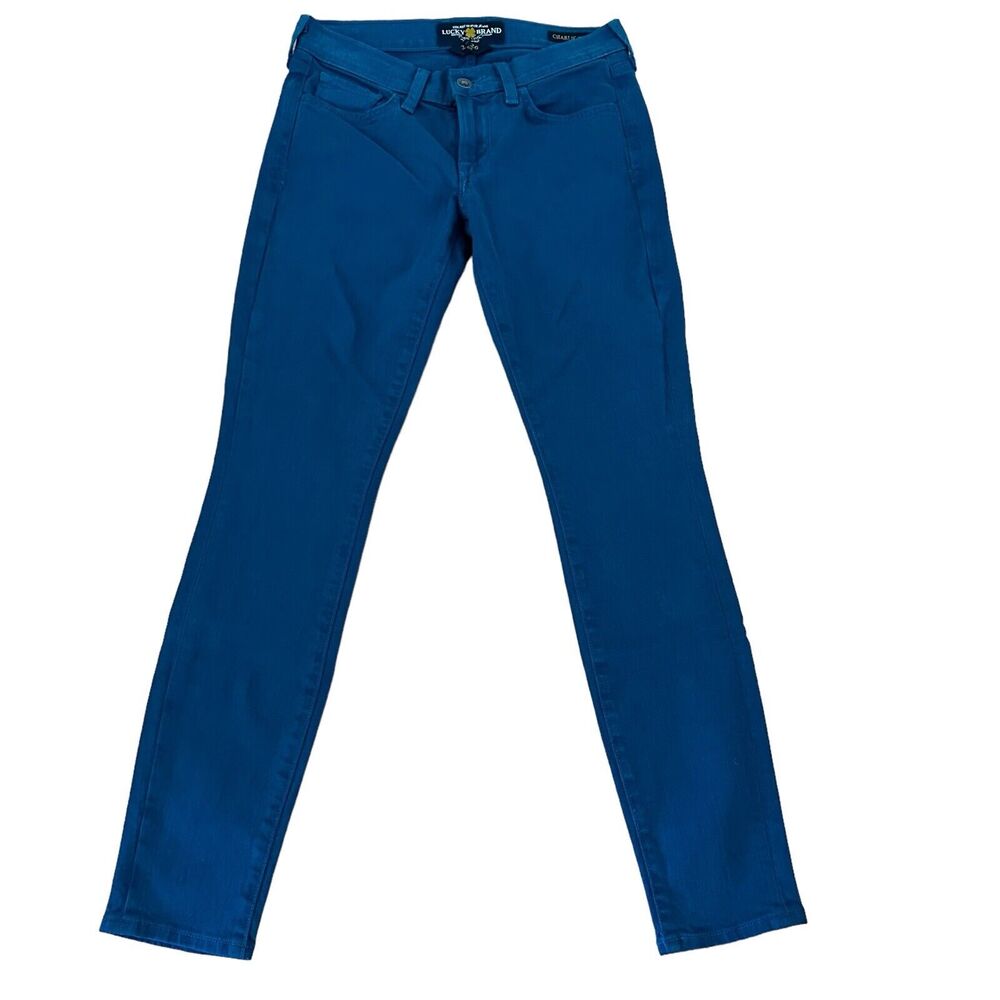 Lucky Brand Women’s Charlie Skinny Ankle Jeans Green Size 2/26